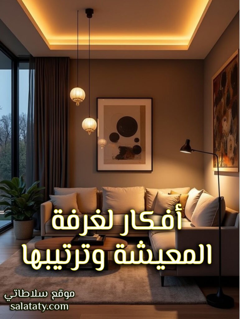 أفكار لغرفة المعيشة وترتيبها 