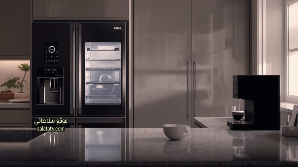 مطبخ ذكي تتحكم في أجهزته عن طريق الهاتف ثلاجة بشاشة ديجيتال وماكينة قهوة تتحكم بها عن طريق الهاتف