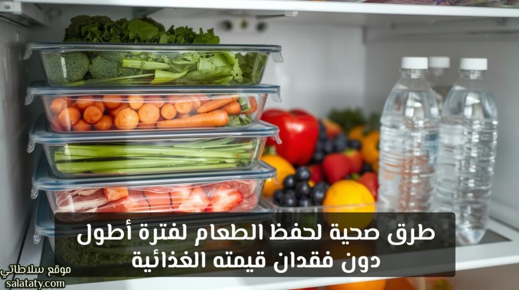 طرق صحية لحفظ الطعام لفترة أطول دون فقدان قيمته الغذائية