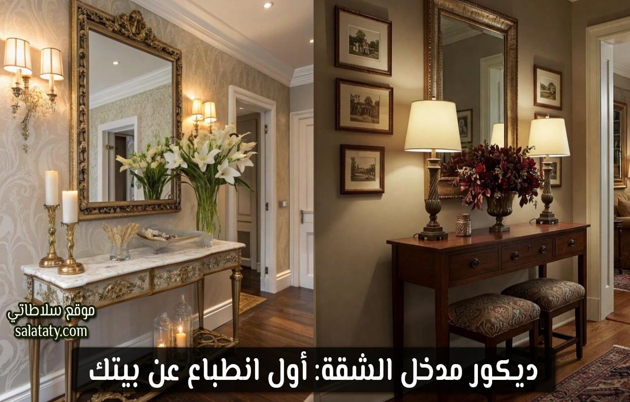 ديكور مدخل الشقة: أول انطباع عن بيتك - Salataty